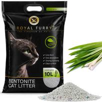 Katinų kraikas su citrinžole ROYAL FURRY, bentonitinis, 10 l