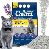 Katinų kraikas Calitti Strong, bentonitinis, su levandų kvapu, 5 l