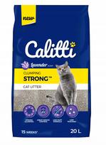 Bentonitinės katės kraikas Calitti Strong Lavender, 20 l