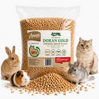 Medžio granulių kraikas katėms, triušiams, kiaulėms, 2 x 10 l, be dulkių, natūralus