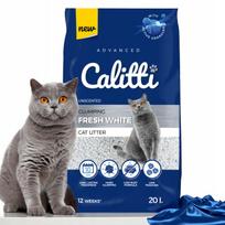 Bentonitinis kačių kraikas Calitti Fresh White, 20 l