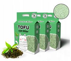 Katinų kraikas Pawfect Bites, sužiedėjančios tofu granulės, 9 kg, žaliųjų arbatų aromato