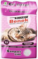 Kraikas katėms Super Benek, bentonitinis, su levandomis, 25 l