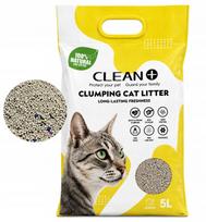 Bentonitinės kraikas Vena Animal Care Clean+ su aktyvuota anglimi, citrinų kvapo, 5 l