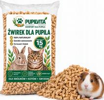 Natūralios granulės katėms, triušiams, žiurkėnams, paukščiams, 15 kg