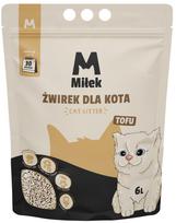 Kraikas katėms Miłek TOFU, ekologiškas, susiformuojantis, 6 l
