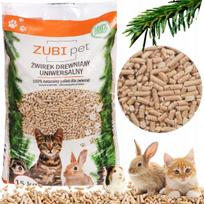 Medžio pjuvenų kraikas BRIGHT AND FRAGRANT TREE, 15 kg, 40 l, katėms, triušiams, kiaulėms
