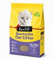 Kraikas katėms Care Life su levandomis, bentonitinis, 25 l
