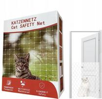 Kačių apsauginis balkono tinklas 3x8 m, montuojamas be gręžimo