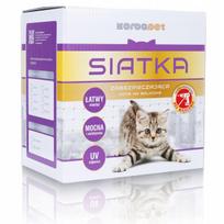 Tinklas balkonui katėms ir paukščiams, 6x3 m, sustiprintas viela, akutės 50 mm, be gręžimo