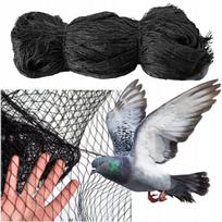 Tinklas balkonui katėms, juodas, 5x10 m, stiprus pintas, 20 g