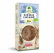 Ekologiškos linų sėmenys triušiams ir graužikams, 100 g, virškinimui