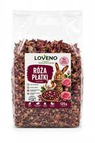 Graužikų, triušių ir jūrų kiaulyčių maistas LOVENO su rožių žiedlapiais, 125 g