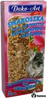Skonėlis šinšiloms su kokosu ir rože, 100 g, Dako-Art
