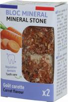 Mineralinė kubelė mažiems gyvūnams ZOLUX NUTRIMEAL su morkomis, 2 x 200 g, 0747