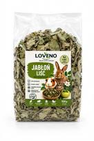 Graužikų, triušių ir jūrų kiaulyčių pašaras su obuolių lapais LOVENO, 100 g