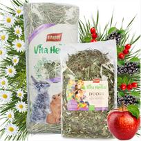 Triušių ir graužikų žolė HAY, 800 g, džiovinti žolynai, 4 x 5