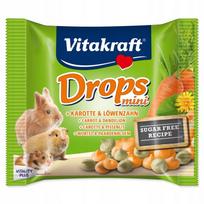 Skanėstas triušiui Vitakraft Happy su morkomis, lašeliai, 40 g