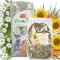 Triušių ir graužikų žolė HAY, 800 g, džiovinti žolynai, 4 x 5