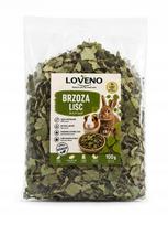 Graužikų, triušių, jūrų kiaulyčių pašaras LOVENO, beržo lapai, 100 g