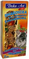 Skaniukas šinšiloms su spanguolėmis, 100 g, Dako-Art