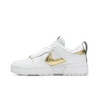 Nike Wmns Dunk Low Disrupt White Metallic Gold DD9676-100 EU 38 balta/metalo aukso spalvos