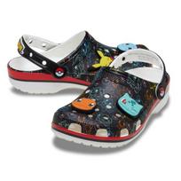 Crocs Unisex Pokemon Print Classic Clog 211343 90h Crocs Sandals Slippers Gibbitz Pikachu... M5W7(240) black
