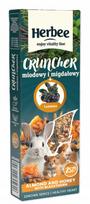 Medus su migdolais ir burnočiu HERBEE Cruncher, 115 g, buteliuke