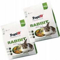 Triušių pašaras Tropifit Premium Plus, suaugusiems, 2 x 750 g