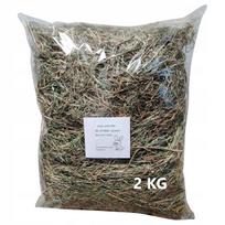 Žolelių šienas graužikams ir triušiams, didelė 2 kg pakuotė