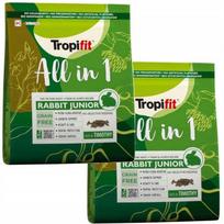 Triušių jauniklių pašaras Tropifit All-in-One, 3,5 kg (2 x 1,75 kg pakuotės)