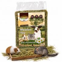 Žolė NatureLand su ramunėlėmis graužikams, triušiams, jūrų kiaulytėms, 650 g