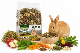 Triušių ir nykštukinių triušių pašaras NatureLand, 1,4 kg