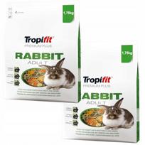 Triušių pašaras Tropifit Premium Plus suaugusiems, 2 x 1,75 kg