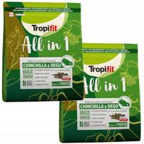 Šinšilų ir degu pašaras Tropifit, 2 x 1,75 kg