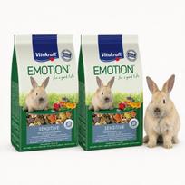 Triušių pašaras VITAKRAFT EMOTION SENSITIVE, 2 x 600 g