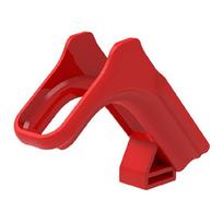 Desktop Airbrush Stand Airbrush Storage Rack Tabletop Nonslip Airbrush Pen Holder for Art Painting Craft Organization red