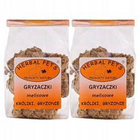 Graužikų dantų lazdelių rinkinys Herbal Pets su melisa, 2 x 140 g