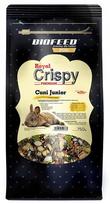 Jaunų triušių pašaras BIOFEED Royal Crispy Premium Cuni Junior, 0,75 kg