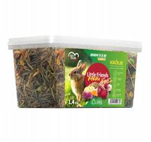 Triušių pašaras BIOFEED Little Friends be cukraus, 1,4 kg kibiras