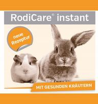 Gelbėjantis pašaras triušiams ir graužikams RodiCare instant, 20 g, 1 pakelis