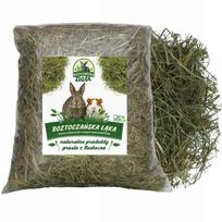 Natūralios Roztoczańska pievos šienas, džiovintas, 1 kg, ilgas, žalias