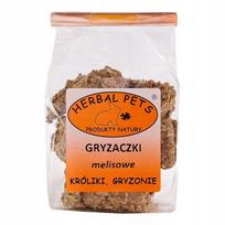 Graužikų ir triušių užkandžiai su melisa Herbal Pets, 140 g