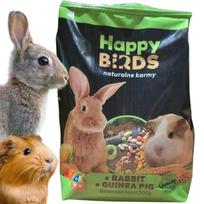 Triušių ir jūrų kiaulyčių pašaras 500 g Happy Birds