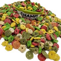 Graužikų maistas Candy 500 g, vaisių ir daržovių dražė, triušiams ir jūrų kiaulytėms