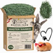 Triušių ir graužikų pašaras MASTER FARM, natūralus, 4 kg dėžėje