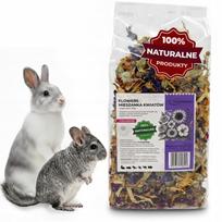 Gėlių mišinys papūgoms, graužikams, triušiams ir šinšiloms FLOWERS Premium
