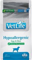 Šunų maistas FARMINA Vet Life Hypoallergenic Egg & Rice, 2 kg, alergiškiems šunims