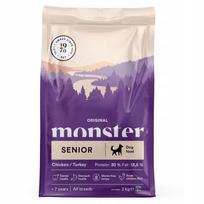 Šunų sausas maistas Monster Dog Original Senior vištiena ir kalakutiena, 2 kg, vyresniems šunims