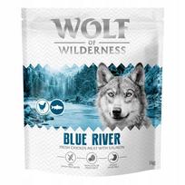Šunų pašaras Wolf of Wilderness "Blue River" su lašiša, be grūdų, 1 kg